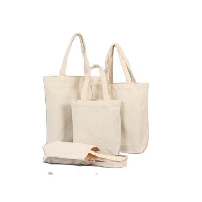 China Eco-friendly Factory Wholesale Canvas Bags Factory Reusable Empty Canvas Shopping Bags Cotton Tote Bags for sale