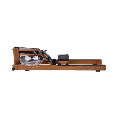 China Cardio Universal Gym Equipment Commercial Use Equipment Wooden Water Rower Machine for sale