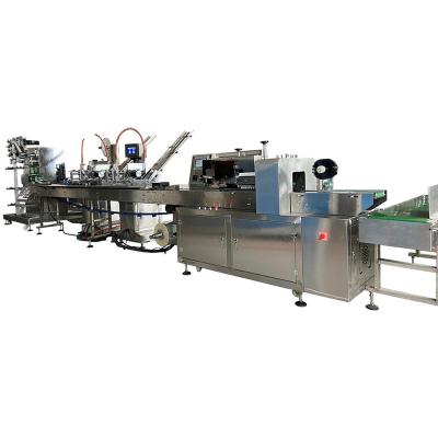 China Food Line Airline Cutlery Tableware Packaging Machine Production Line for sale