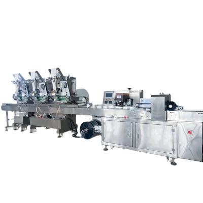 China Metal Full Auto Three Side Pouch Multiple Wet Wipe/Wet Tissue/Moist Towelette Making Packing Machine for sale