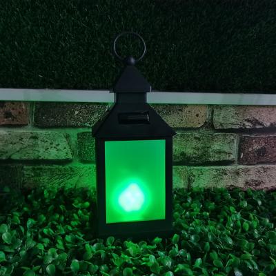 China LANDSCAPE Halloween Christmas Decoration Green Eco Dancing Garden Lights Flickering Led Solar Lantern for sale