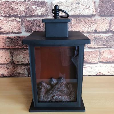 China New Style Dancing Home Decoration Indoor And Outdoor Decorative Moving Led Plastic Fireplace Lantern for sale