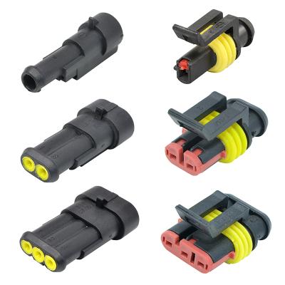 China 5Pin Amp TE Amp Automotive Connectors Tyco Tyco Automotive 282079-2 / 282103-1 / 282090-1 Waterproof Connectors for sale