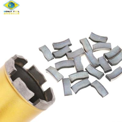 China Diamond Segment For Granite/Marble/Sanstone Multi Blade Segment/Diamond Blade Saws Senly Diamond Lava For Core Drill Bit for sale