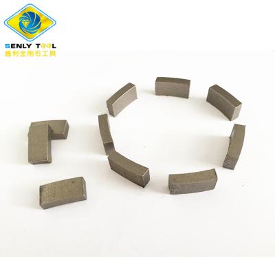 China construction tool diamond segment for reinforced concrete core drill required for sale