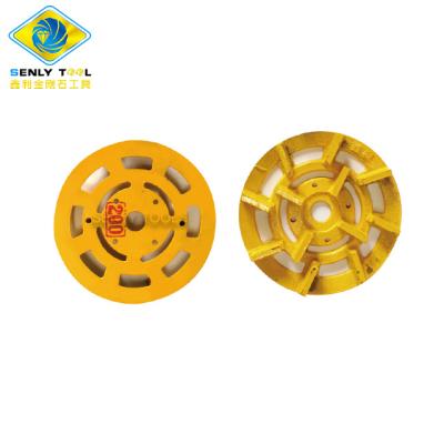 China Stone Metal Bond Diamond Grinding Plate Grinding Disc For Granite Concrete for sale