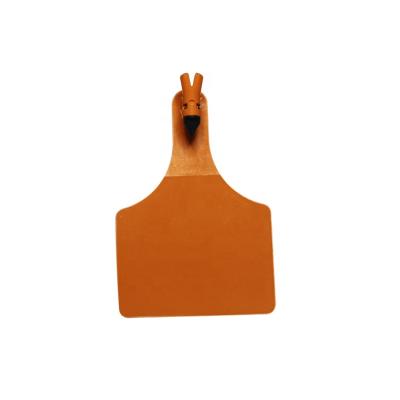 China Farms BLUEWORTH Design One Piece Atag 8# Cattle Ear Tag TPU Maxi Size 120*76 mm for sale