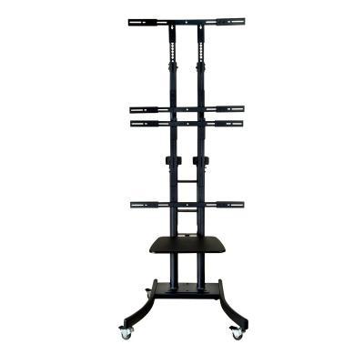 China Mobile TV Stand Vertical LCD Advertising TV Stand With Dual Screens LCD TV Stands 863HB for sale