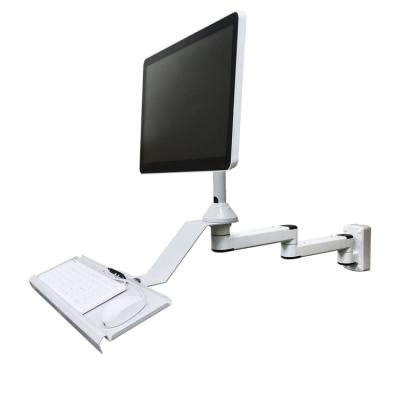 China New style LCD TV wall mount with keyboard tray and cable management max 10kgs. for sale