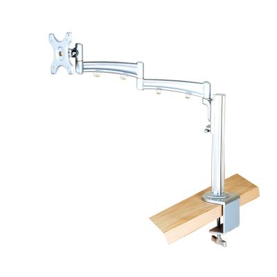 China 3 Way Adjustable Tilting Desk Mount Bracket For LCD (C-clamp), Extendable Arm Max 6kgs for sale