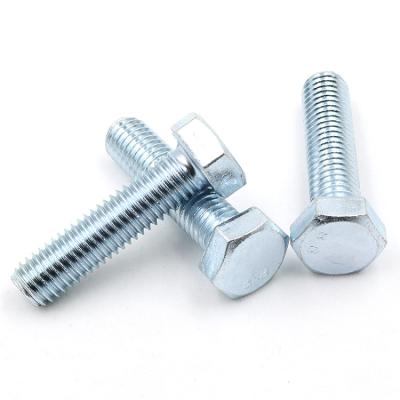 China Galvanized Carbon Steel Hex Bolt DIN 931 Hex DIN933 Hex Head Bolt for sale