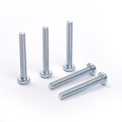 China Pan Professional Factory M5 Carbon Steel Machine Screw Pan Head Machine Screw for sale