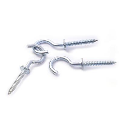 China Hook Industry Eye Hook Screws Wood Screw Bolts With Washer for sale