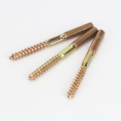 China Lowest Price Double Six-lobe Screws High Tensile Wood Screw Thread And Wood Thread Hanger Bolt for sale