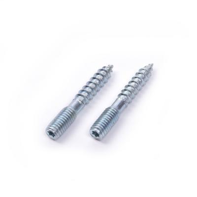 China Six-lobe Factory M6 M8 M10 Double Threaded Wood Screws Solar Hanger Bolts Roof Screws for sale