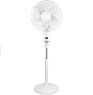 China 16inch Solar Powered DC Fan Rechargeable Stand Fan Rechargeable Stand Fan With Remote Control for sale