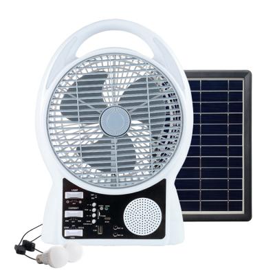 China Rechargeable with AM Fm radio 9 inch fan chargeable handy rechargeable fan chargeable portable fan AM Fm for sale