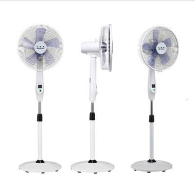 China Hotel Hot Selling 16 Inch DC Fan Electric Rechargeable Solar Standing Fan 25w With Remote Control for sale