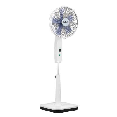 China 16inch Rechargeable12v Dc Plastic Brushless Stand Fan With Lithium Battery for sale