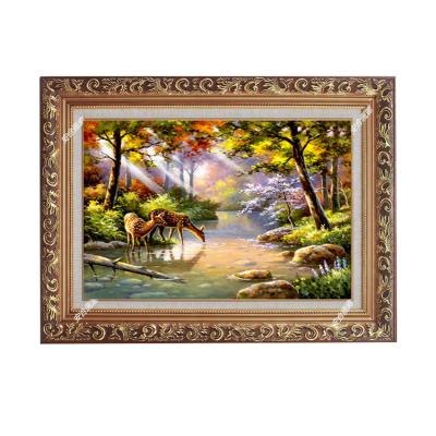 China Customized Size Eco-friendly High Quality Decorative Wall Customized MDF Mirror Frame Wooden Picture Photo Frame for sale