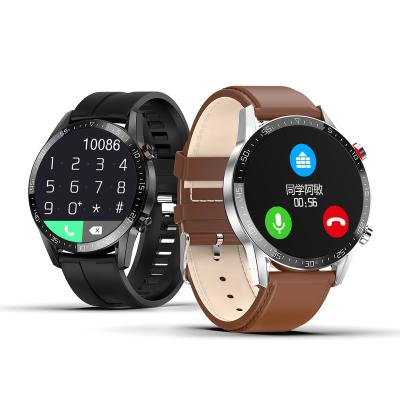 China New Luxury Waterproof Touch Screen NFC IP68 Speaker Call Smartwatch Heart Rate ECG Health Monitor PK L16 L19 Smart Watch for sale