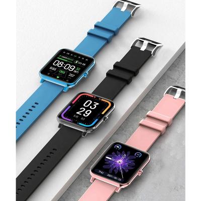 China 2021 New Touch Screen Fitness Health Cheap Smart Watch Wristband With Heart Rate Monitor Body Temperature for sale