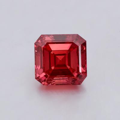 China Asscher Cut Lab Grown Pink Diamond 1.52 Carat Synthetic Game or Color Fire Lab Grown Diamond with IGI Certificate for sale