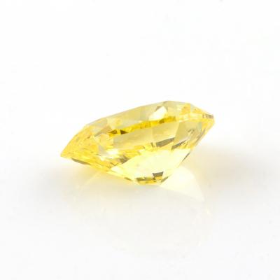 China Jewel-making Redoors factory direct sale VVS yellow pear shape hpht lab developed diamond certificate available in stock for Valentine's Day for sale