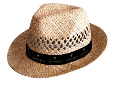 China Natural Grass Straw Fedora Hats With Customized Straw Logo Cheapest Promotion Sea Character s Factory Price 2021