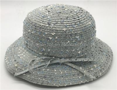 China Cotton Striped Blue Foldable Lace Cool Character Bucket Hat s for sale