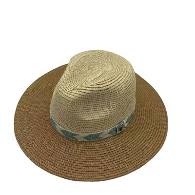 China Factory Supply High Quality Comfortable Wholesale Paper Straw Wide Brim Panama Felted Hat Hat With Band for sale