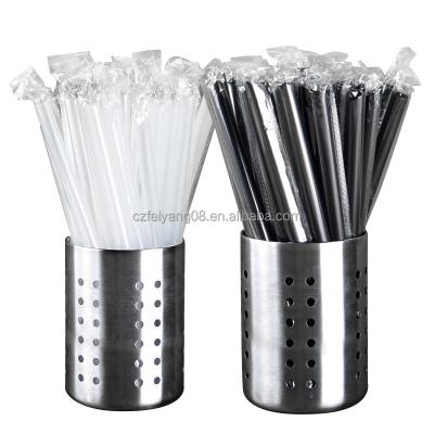 China Disposable Plastic Black Tea 6mm Boba Juice Pp Drinking Straw Bubble Tea Milk From Aseptic Bulk Wholesale 12mm for sale