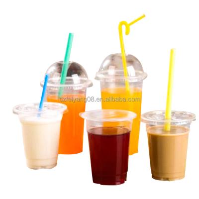 China Single Wall Good Price Manufacturers Wholesale Disposable PP Clear Plastik Water Cups 12 Oz Plastic Glass for sale