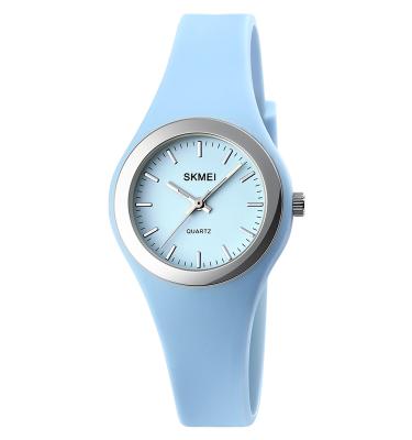 China SKMEI 1722 water resistant women's quartz watch waterproof silicone strap elegant ladies watch jam tangan wanita for sale