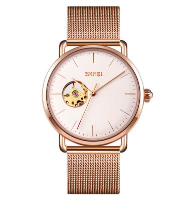 China Waterproof 2020 Watch Skmei 9201 Minimalist Mesh Wrist Watch Mechanical Watches For Man for sale