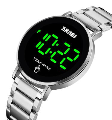 China Alarm skmei 1550 steel strap digital sport watches mens led wrist watch for man for sale