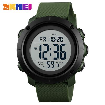 China Alarm skmei 1434 digital men sports watch brand name wristwatch imported water resistant silicone watch for sale