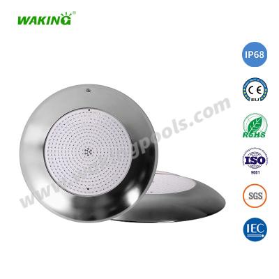 China Swimming Pool GZ Awakening Swimming Pool Light Stainless Steel Flat LED Underwater Swimming Pool Light for sale