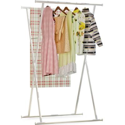 China Country Cheap Adjustable Clothes Drying Rack Comforter Drying Rack Balcony Outdoor Single Drying Rack for sale