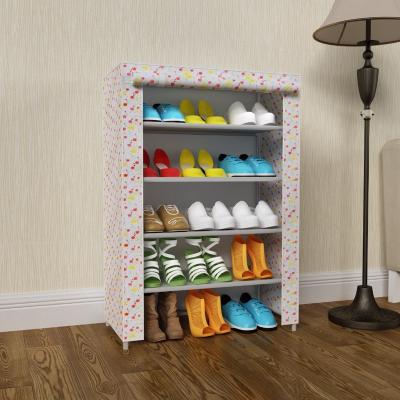 China Hot Sale Cheap Shoe Rack Shoe Rack Shoe Display Rack Ventilation (Size) Non-woven Sepatu Sepatu Adjustable With Canopy for sale