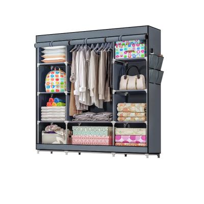 China Sample Bedroom Suoernuo New Arrival Closet Organizers With Side Pack for sale