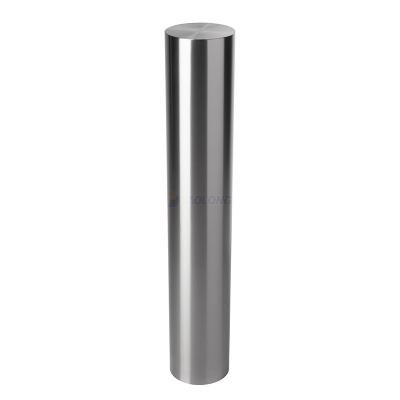 China Roadway Safety SS 316 Flat Surface Stainless Steel Bollard Size 1200 Mm Height for sale