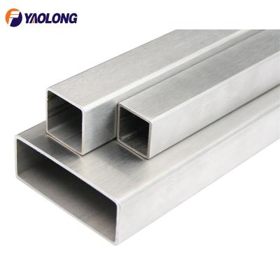 China Furniture Astm A554 304 Stainless Steel Square Pipe Rectangular Tube For Building for sale