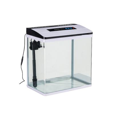 China Ecological Hot Bending Fish Tank Small Fish Tank HD Living Room Small Living Room HD Glass Desktop Ecological Hot Bending Aquarium for sale