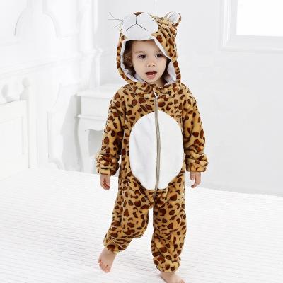 China Animal Newborn Baby Jumpsuit Rompers Flannel Kids Overalls Girls Boys Winter Cosplay Infant Causal Clothes Wholesale for sale