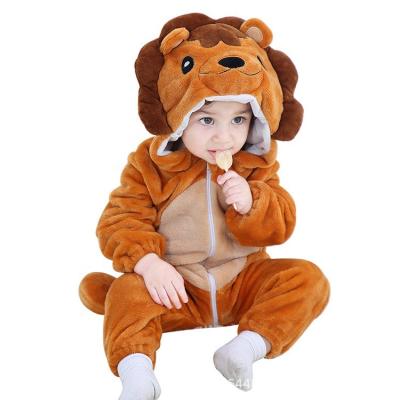 China Causal New Design Hooded Infant Animal Winter Clothes Newborn Baby Girls Christmas Rompers Overalls for sale