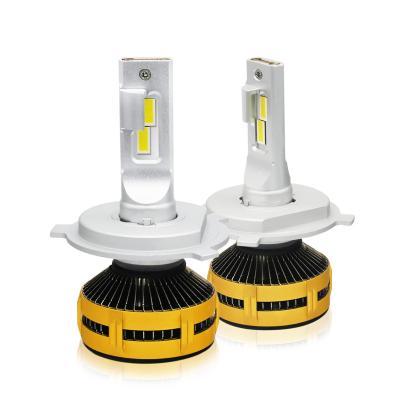 China High Quality F-100 H4 12000LM High Quality Durable Mini Size Car Led Headlight Bulb Brighter Led Car Lights, 6000K Universal 18 Months DC 9~32V Universal for sale