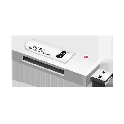 China High quality bead fast read and write Cf usb2.0 white high speed card reader C201 for sale