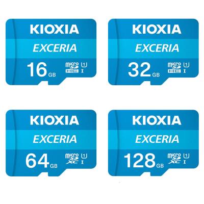 China Memory Card 16G 32 Gigabyte 64G 128G Genuine Micro SD TF EXCERIA 100M/S C10 Mobile Memory Card For Phone/Tablet PC/Camera/DVR/GPS 100% KIOXIA TF SD Monitoring the tf card for sale