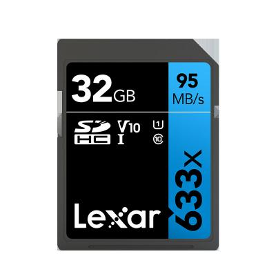 China SD card for hot sale Lexar SD633X 16G 32GB U1 memory card SD card 64GB 128GB 256GB 512GB U3 V30 C10 camera video for 4K video camera for sale